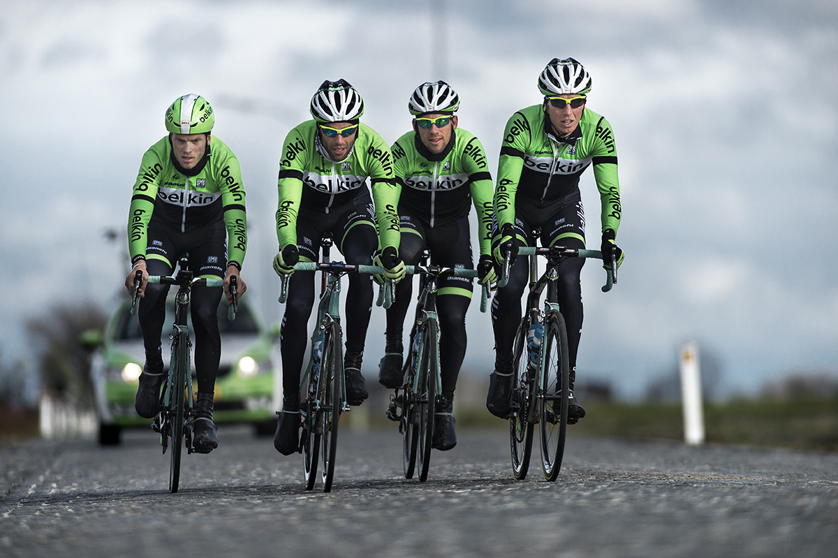 Team Belkin, Bianchi Infinito CV, Classics bike (Pic: Antton Miettinen)