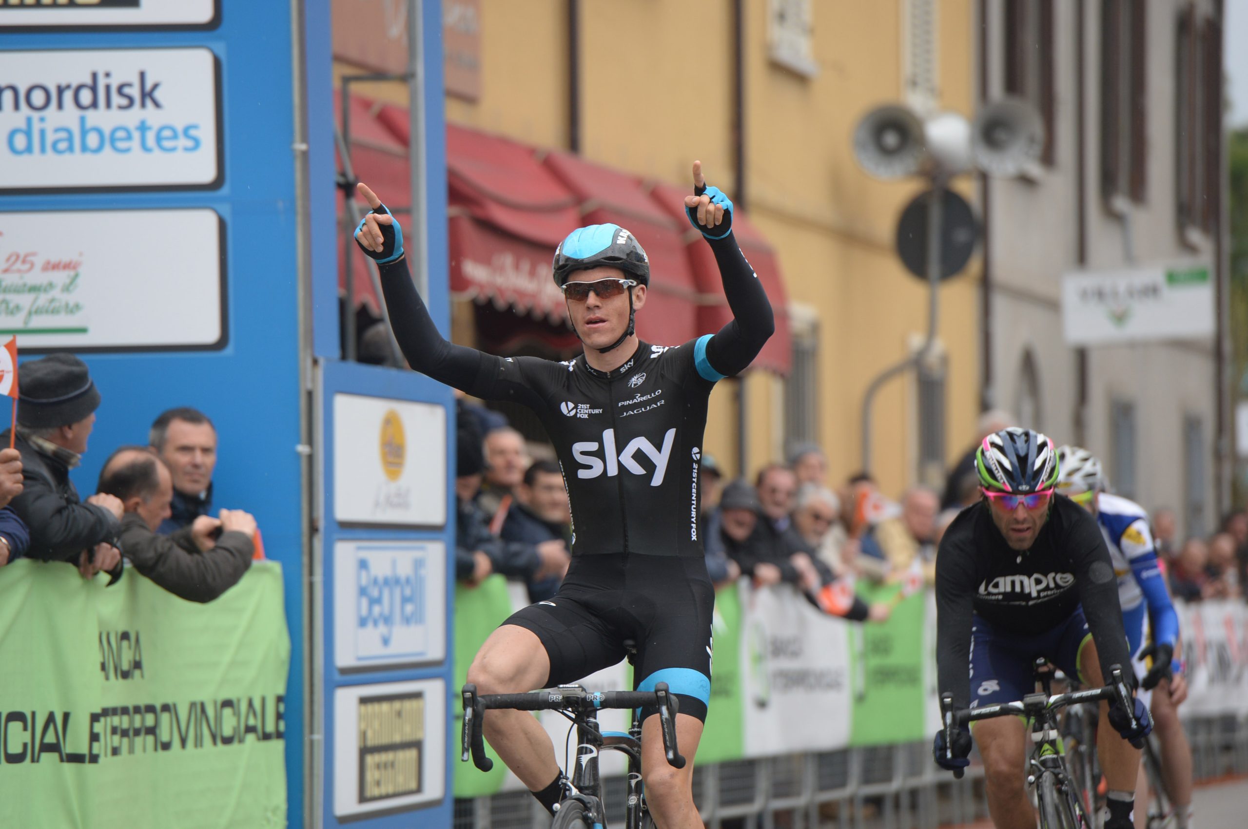 Ben Swift, Team Sky, Settimana Internazionale Coppi e Bartali, 2014, pic: Sirotti
