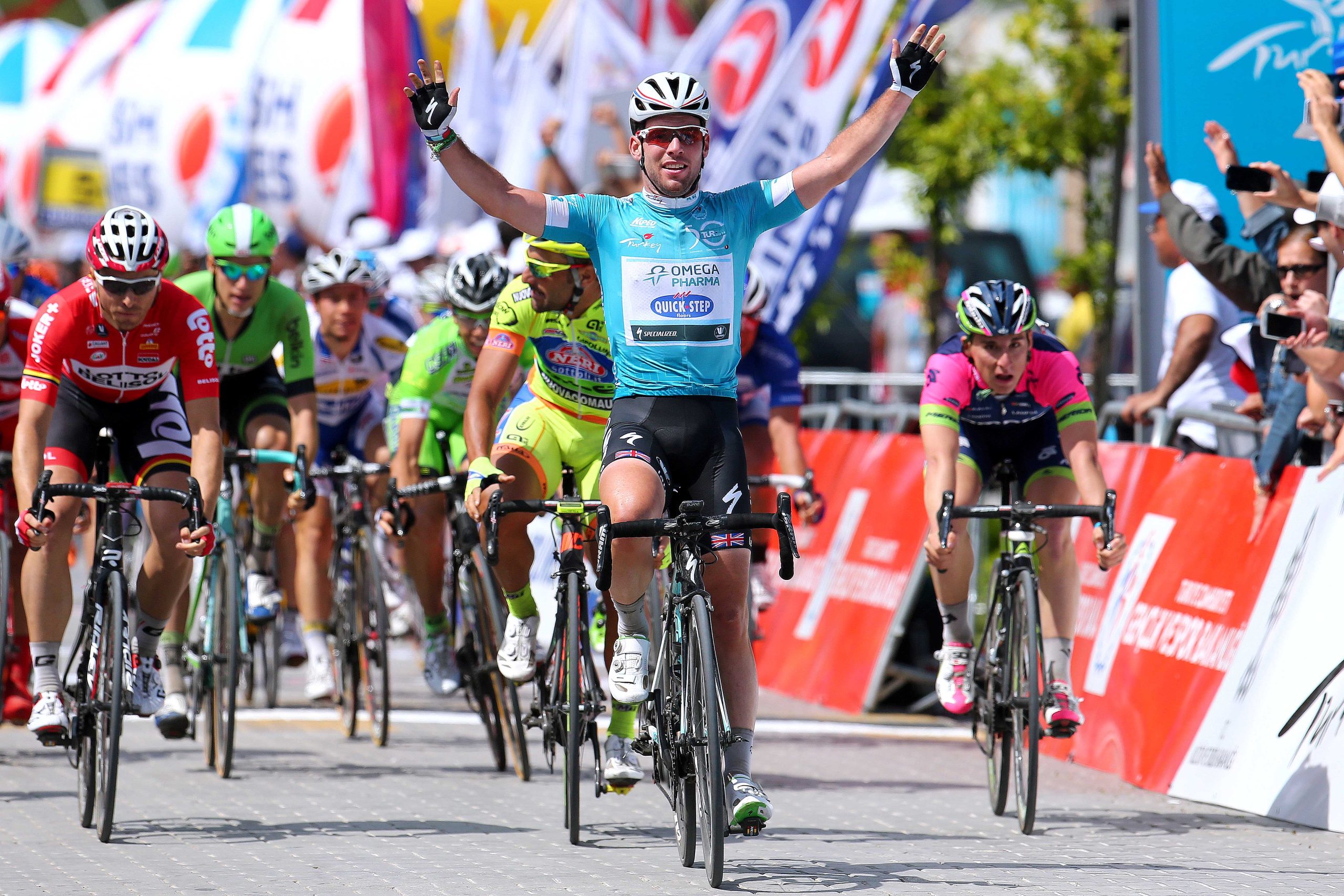 Mark Cavendish, Tour of Turkey 2014, stage two, pic: OPQS/Tim de Waele, submitted by Alessandro Tegner, used with permission