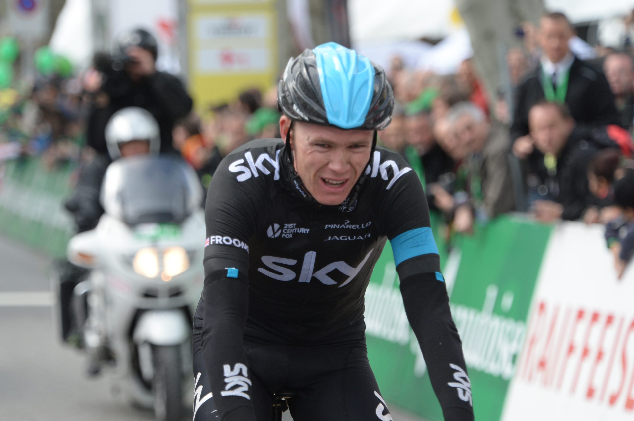 Chris Froome, Tour de Romandie 2014, stage four, pic: ©Sirotti