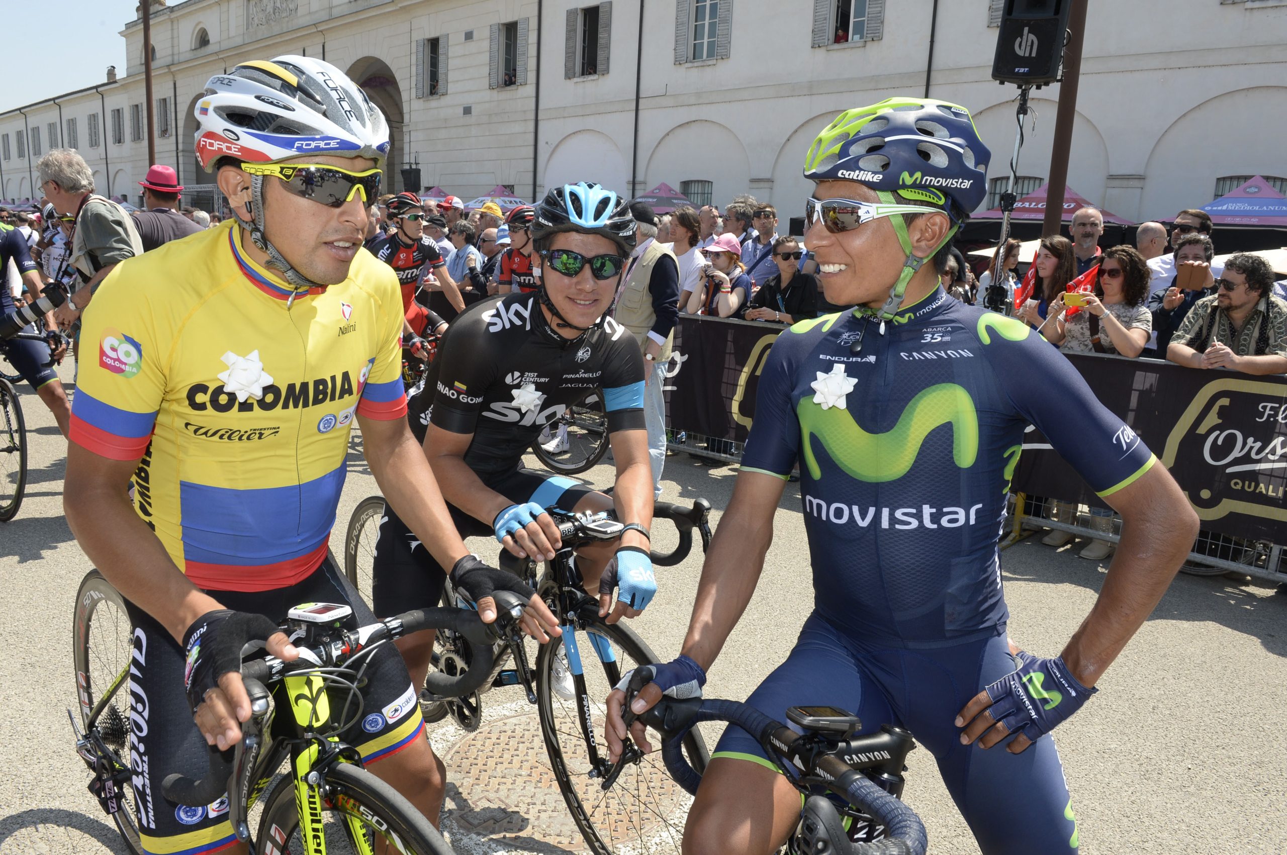 Miguel Rubiano, Sebastian Henao, Nairo Quintana, Giro d