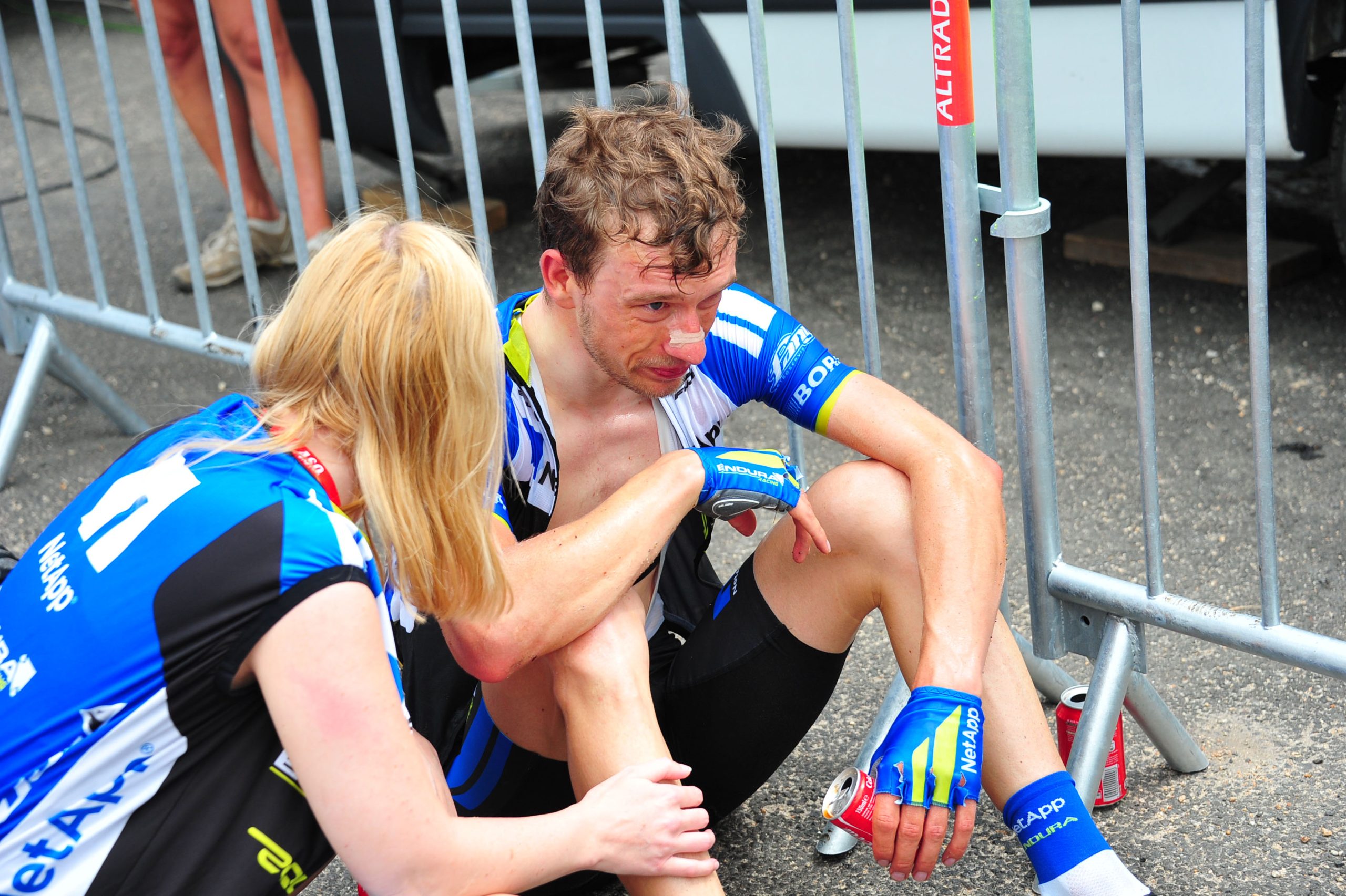 Leopold Koning, Team NetApp-Endura, Criterium du Dauphine, 2014, stage two, Col du Beal, pic: Sirotti