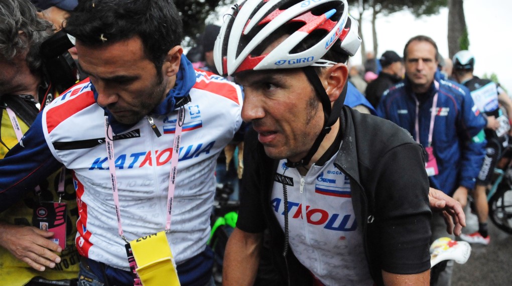 Joaquim Rodriguez, Katusha, injury, Giro d