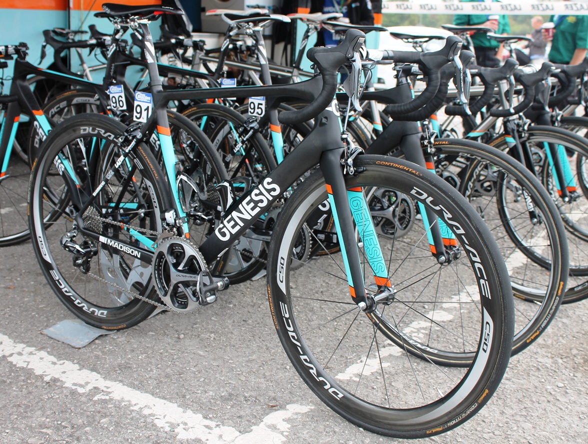 Pro bike, Genesis Zero, Tom Stewart, Tour of Britain, Madison Genesis, pic: Colin Henrys/Factory Media