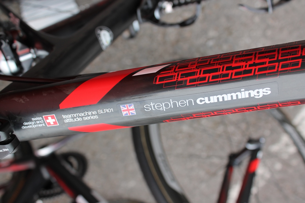 Steve Cummings, BMC teammachine SLR01, bike