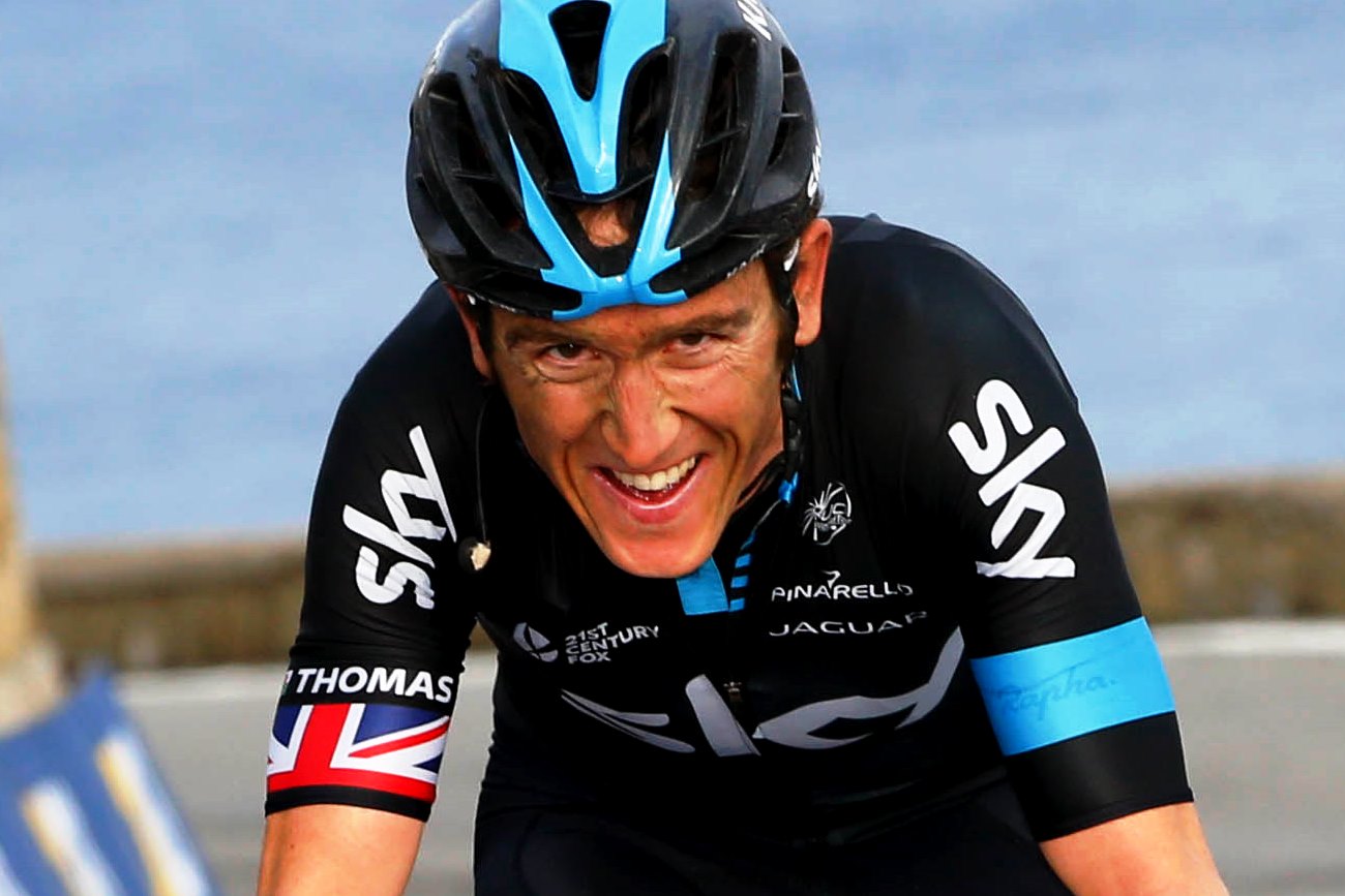 Geraint Thomas, Team Sky, 2015, Milan-San Remo, pic: Sirotti