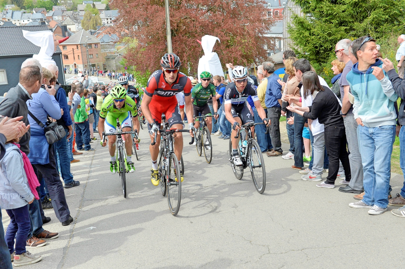 Stockeu, Liege-Bastogne-Liege, climb, standing, pic: Sirotti