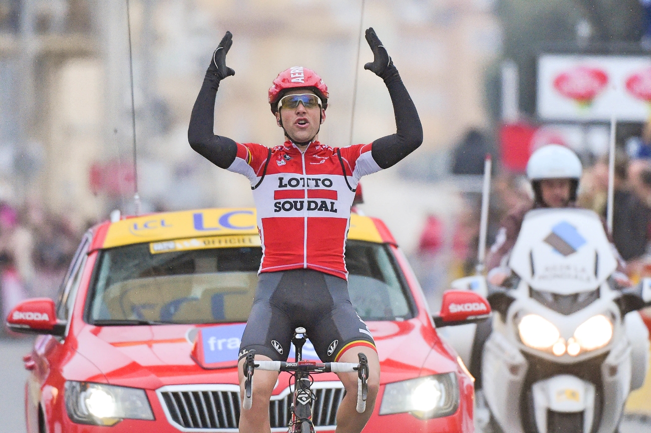 Tony Gallopin, Lotto-Soudal, Paris-Nice, 2015, pic: Sirotti