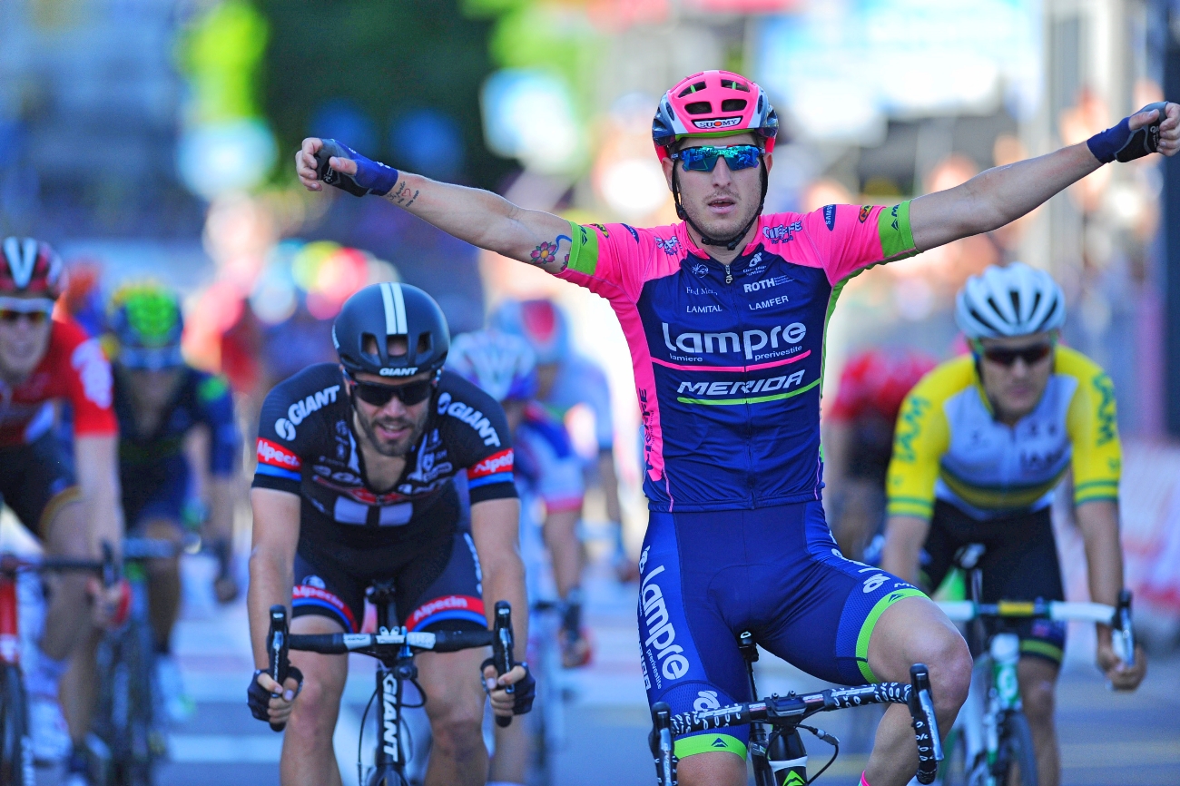 Sacha Modolo, Lampre-Merida, sprint, win, pic: Sirotti