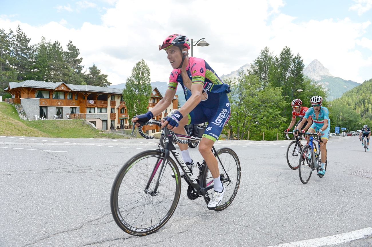 Rui Costa, Criterium du Dauphine, climb, Lampre-Merida, 2015, Alps, pic: Sirotti