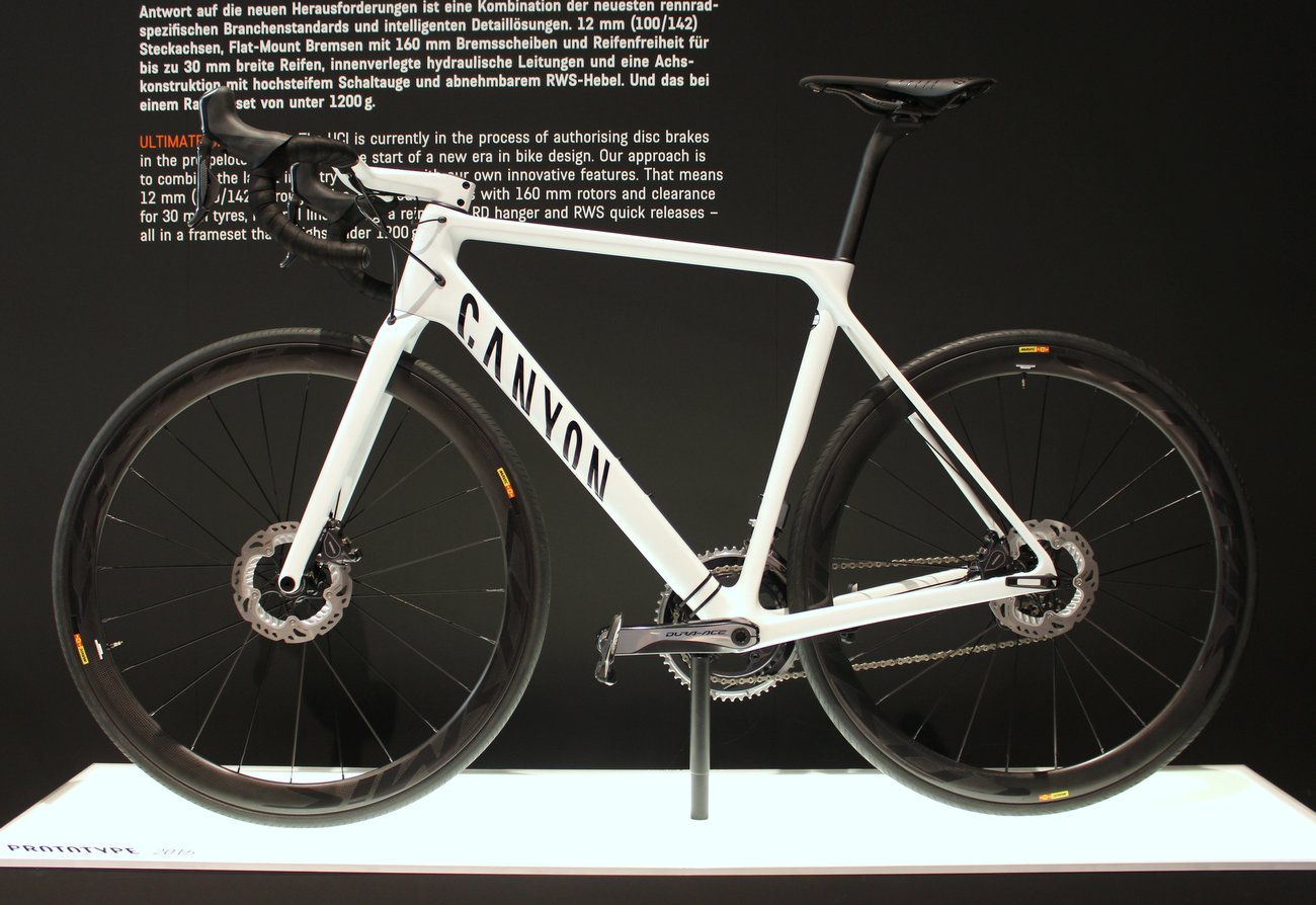 Canyon showcase Ultimate CF SLX Disc prototype |