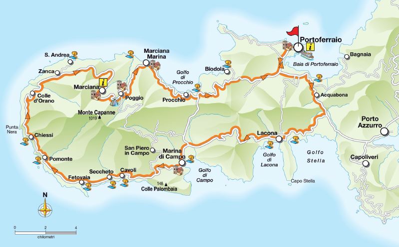 Tuscany Etruscan Coast cycle road bike mountain bike