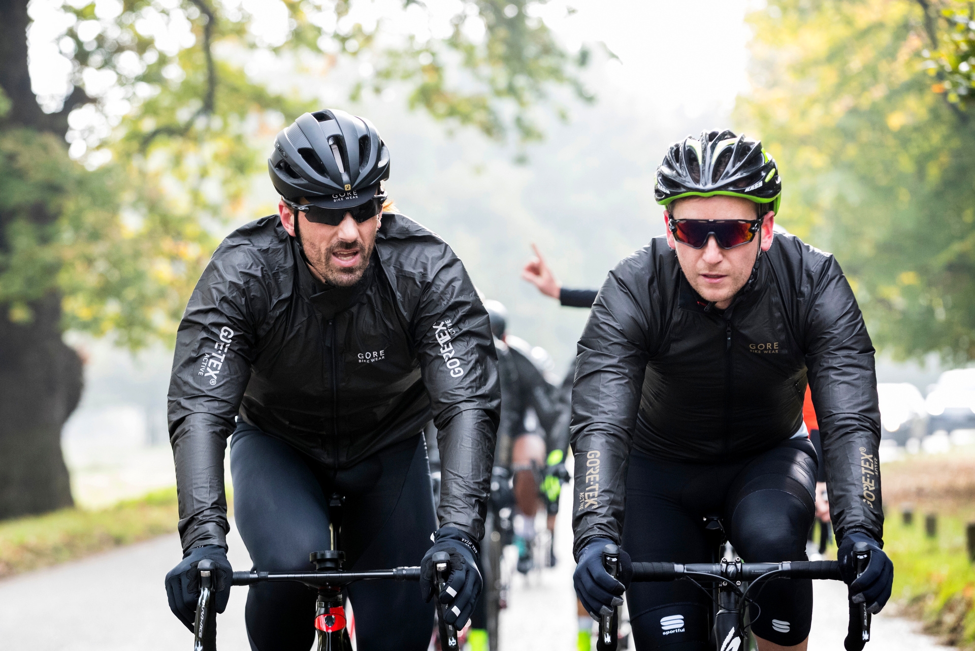 Fabian Cancellara, Gore Bike Wear, Richmond Park (Pic: Russell Burton)